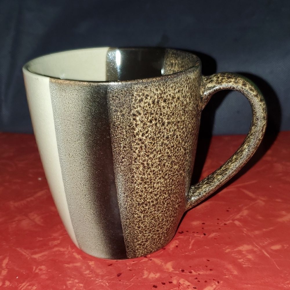 Sango 4828 Tri Black Cup Mug 12 oz